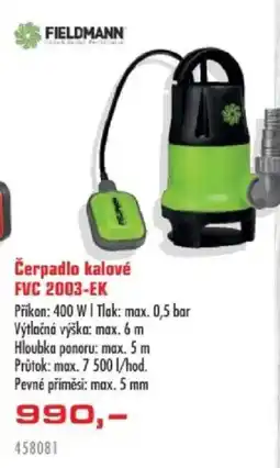 Uni Hobby Čerpadlo kalové FVC 2003-EK nabídka
