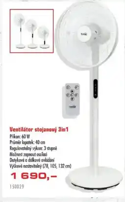Uni Hobby Ventilátor stojanový 3in1 nabídka