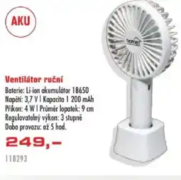 Uni Hobby Ventilátor ruční nabídka