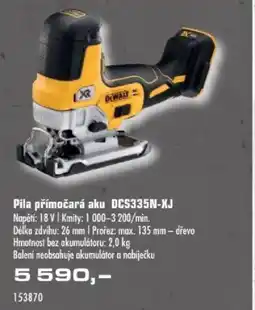 Uni Hobby DEWALT Pila přímočará aku DCS335N-XJ nabídka