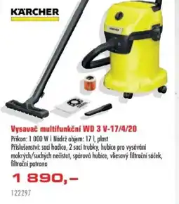 Uni Hobby KARCHER Vysavač multifunkční WD 3 V-17/4/20 nabídka