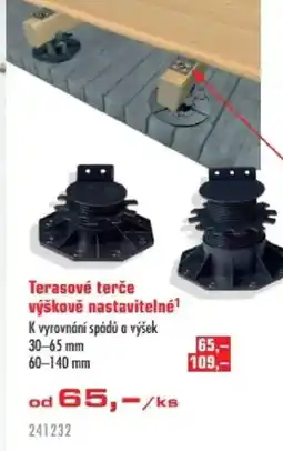 Uni Hobby Terasové terče výškově nastavitelné¹ nabídka