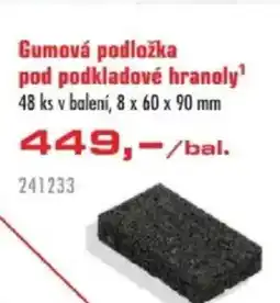 Uni Hobby Gumová podložka pod podkladové hranoly¹ nabídka
