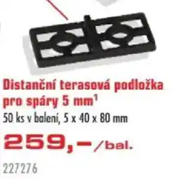 Uni Hobby Distanční terasová podložka pro spáry 5 mm¹ nabídka
