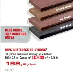 Uni Hobby Wpc guttadeck 3D strong' nabídka