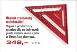 Uni Hobby Úhelník truhlářský multifunkční nabídka