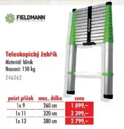 Uni Hobby Teleskopický žebřík nabídka