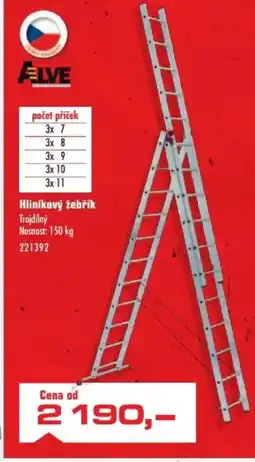 Uni Hobby Hliníkový žebřík nabídka