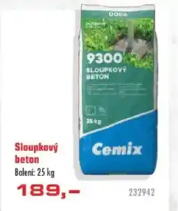 Uni Hobby Sloupkový beton nabídka