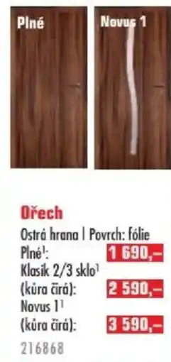 Uni Hobby Ořech nabídka