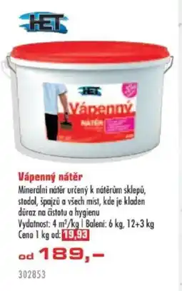 Uni Hobby Vápenný nátěr nabídka