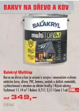 Uni Hobby Balakryl Multitop nabídka