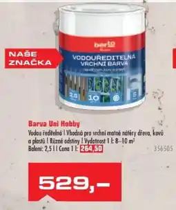 Uni Hobby Barva Uni Hobby nabídka