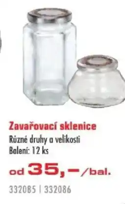Uni Hobby Zavařovací sklenice nabídka