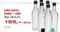 Uni Hobby Láhev kulatá, hladká + zátka nabídka
