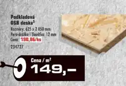 Uni Hobby Podkladová OSB deska nabídka