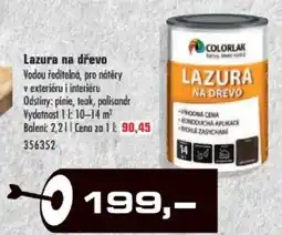 Uni Hobby Lazura na dřevo nabídka