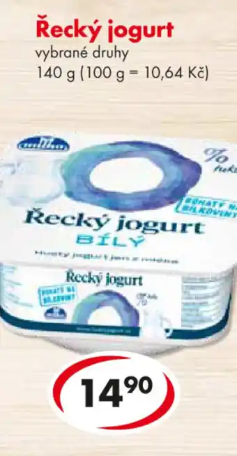 CBA Řecký jogurt nabídka