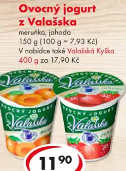 CBA Ovocný jogurt z Valašska meruňka, jahoda nabídka