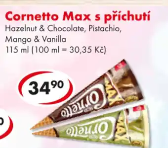 CBA Cornetto Max s příchutí nabídka