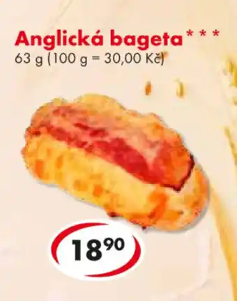 CBA Anglická bageta nabídka