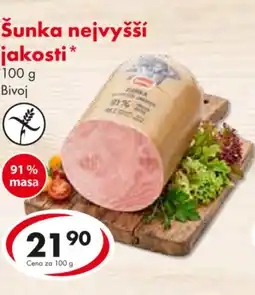 CBA Šunka nejvyšší jakosti nabídka
