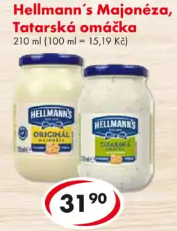 CBA Hellmann's Majonéza, Tatarská omáčka nabídka
