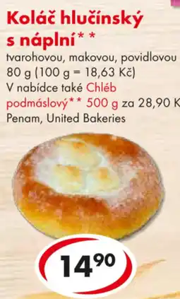 CBA Koláč hlučínský s náplní nabídka