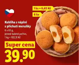 Lidl Kobliha s náplní s příchutí meruňky nabídka