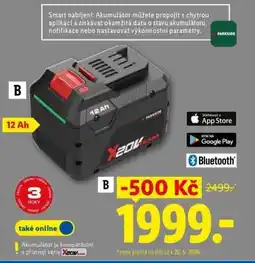 Lidl Parkside X20V Team Akumulátor nabídka