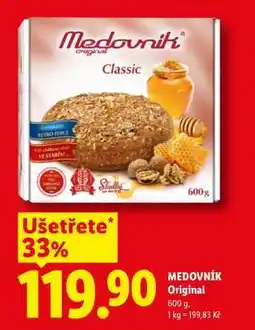 Lidl MEDOVNÍK ORIGINAL nabídka