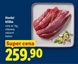 Lidl Hovězí kližka nabídka