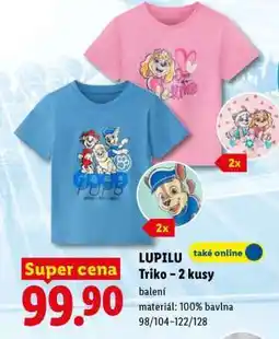 Lidl LUPILU TRIKO 2 KUSY nabídka