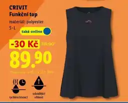 Lidl CRIVIT FUNKČNÍ TOP nabídka