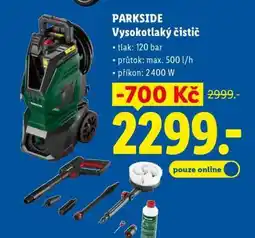 Lidl Parkside Vysokotlaký čistič nabídka