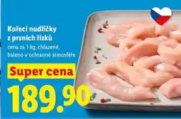 Lidl Kuřecí nudličky z prsnich řízků nabídka