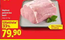 Lidl Vepřová pečeně bez kosti nabídka