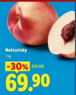 Lidl Nektarinky nabídka