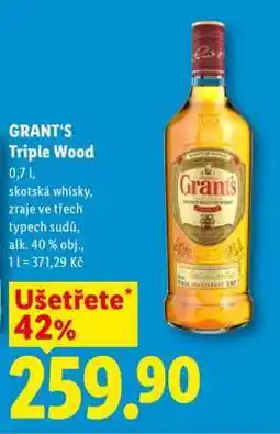 Lidl Grant‘s Triple Wood nabídka
