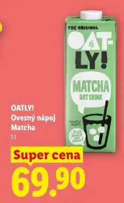 Lidl OATLY! Ovesný nápoj Matcha nabídka