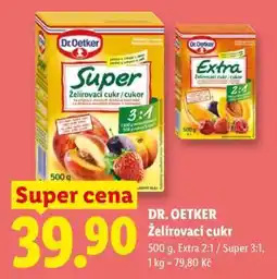 Lidl DR. OETKER želírovací cukr nabídka