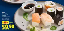 Lidl SUSHI nabídka