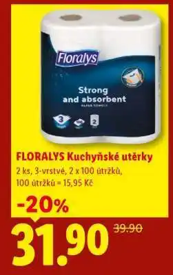 Lidl FLORALYS KUCHYŇSKÉ UTĚRKY nabídka