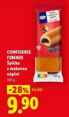 Lidl CONFISERIE FIRENZE Špička s makovou náplní nabídka