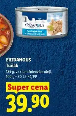 Lidl ERIDANOUS Tuňák nabídka