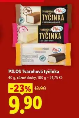 Lidl PILOS TVAROHOVÁ TYČINKA nabídka