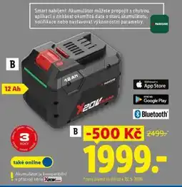 Lidl Parkside X20V Team Akumulátor nabídka
