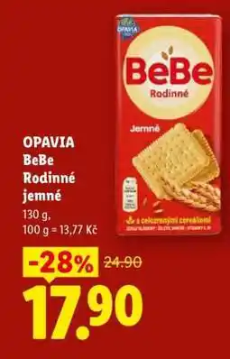 Lidl OPAVIA BeBe Rodinné jemné nabídka