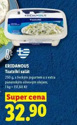Lidl ERIDANOUS Tzatziki salát nabídka