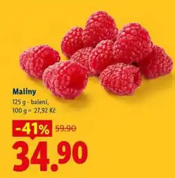 Lidl Maliny nabídka